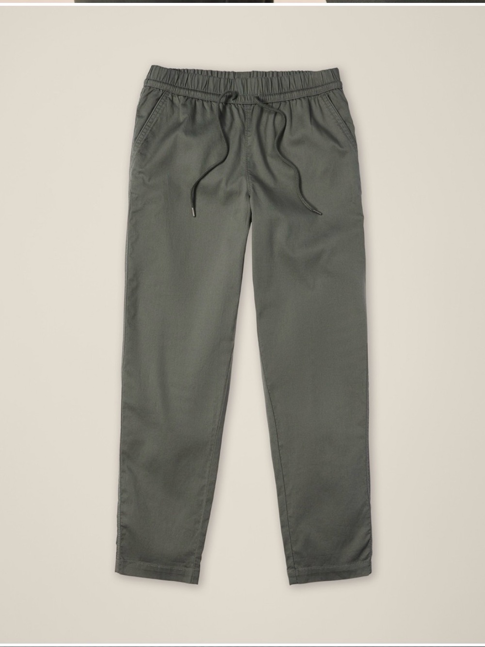 Pact Women’s Olive Drawstring Chinos
